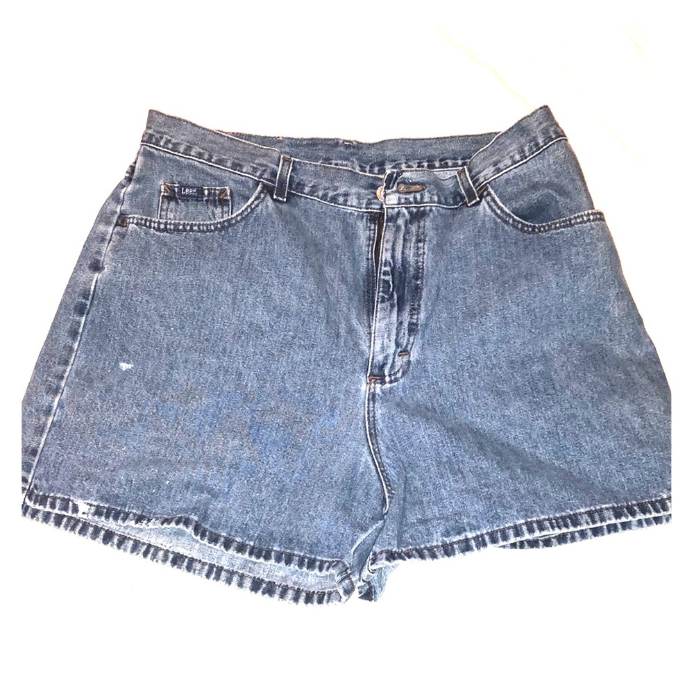 Lee blue jean shorts ladies size 18 medium